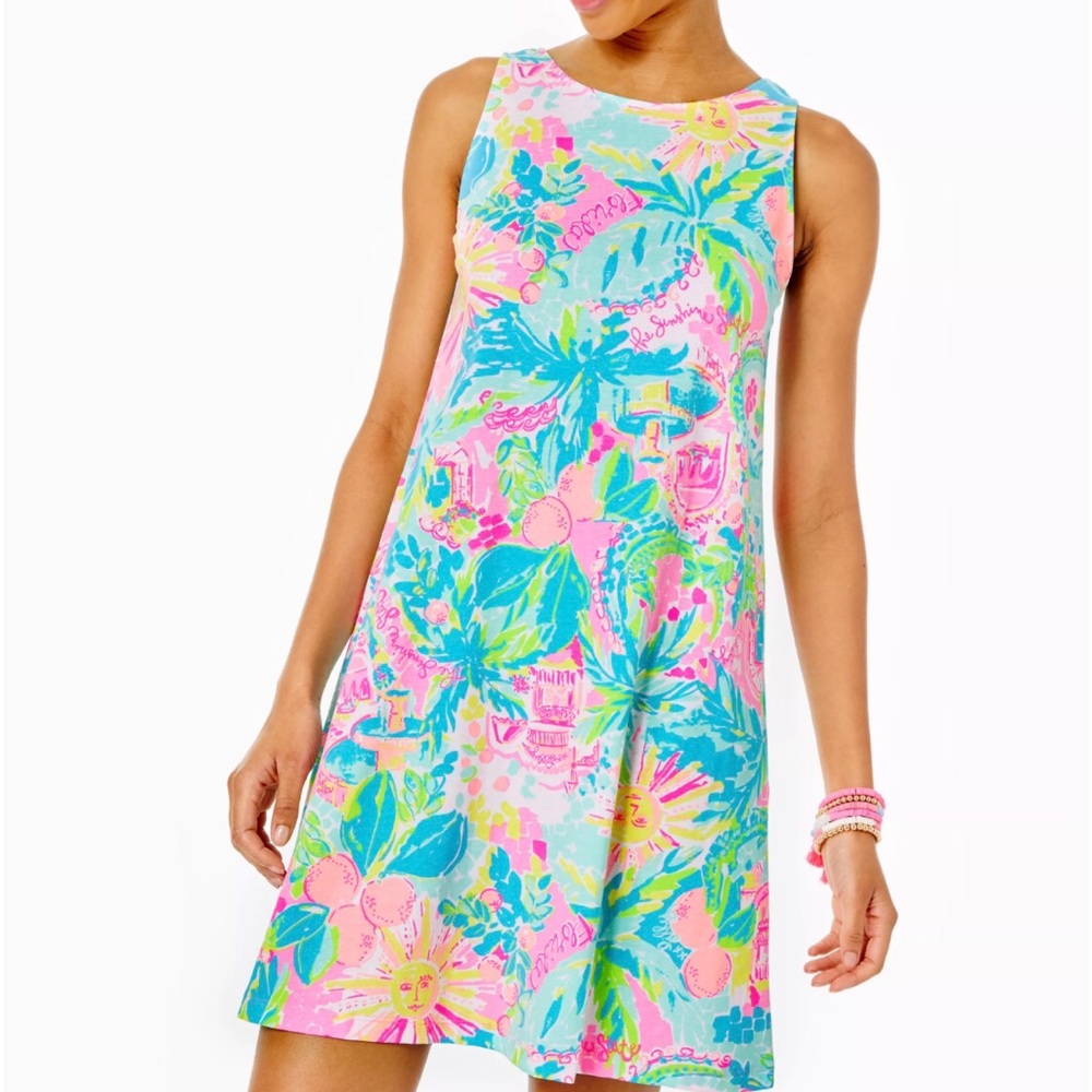 NWT Lilly Pulitzer Florida Kristen Dress Women’s Size M Resort Cotton